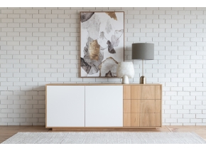 Tribeca Buffet Satin White Tribeca Buffet Satin White